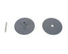 ProSource Hole Cover Plate Steel Power Coated 2-5/8 Dia